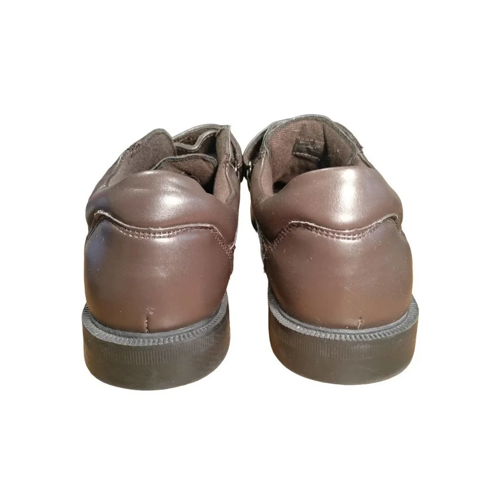 Dr. Scholl's brown casual oxford shoes hook & loop closure LIKE NEW Men size 10D